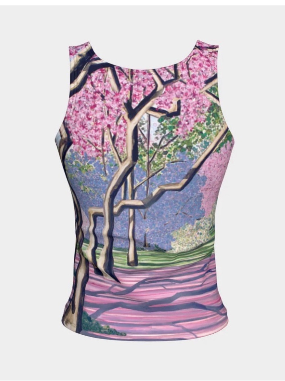 Cherry Blossoms Tank Top View 6